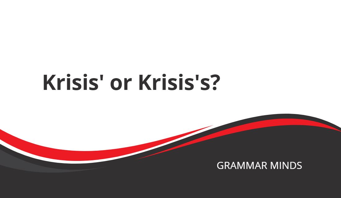 Krisis possessives