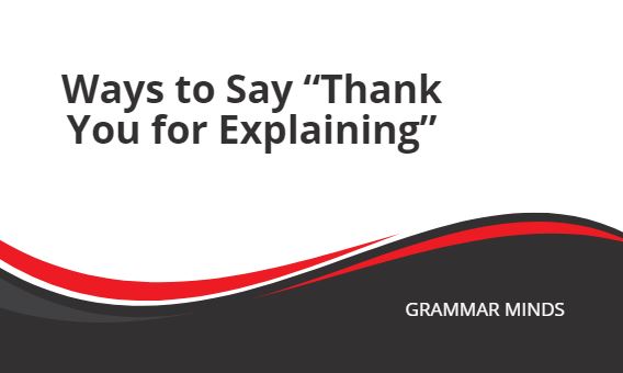 Ways to say thank you for