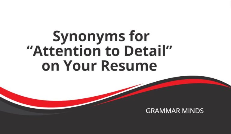  Synonyms for “Attention to Detail” on Your Resume