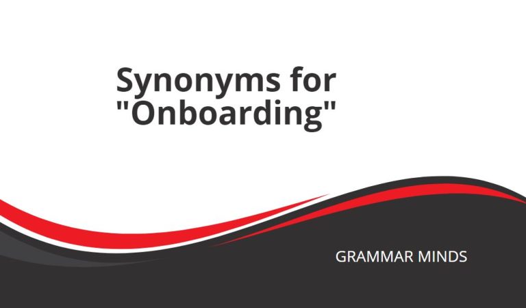 Synonyms for “Onboarding”