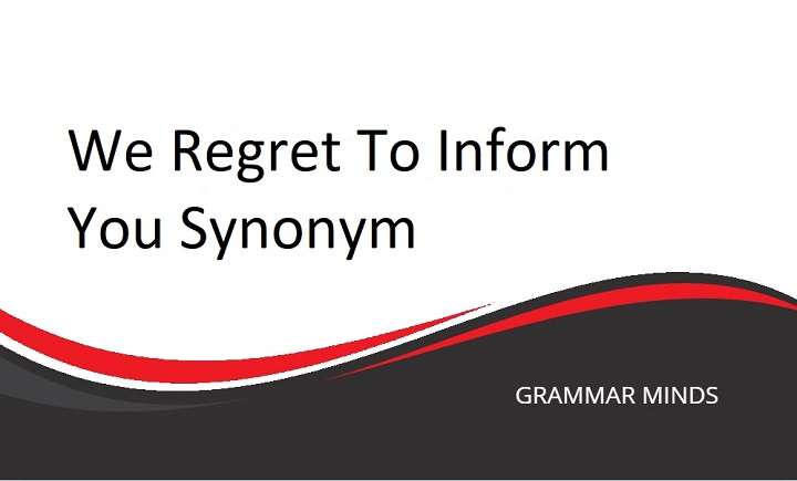 Alternatives to “We Regret to Inform You”