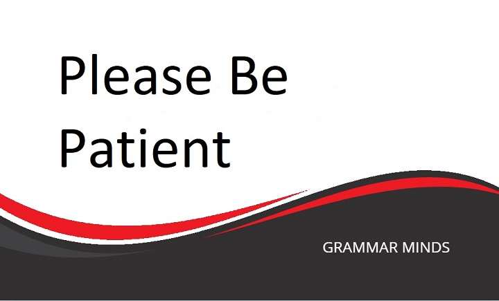 Please Be Patient: Alternative Phrases and Effective Usage Tips